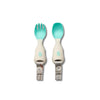 Handi Cutlery Attachable Weaning Cutlery Set | Woodland Friends Grey