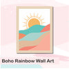 Boho Rainbow | Framed Wall Art (Set of 3)