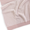 Chunky Two Tone Name Blanket | Ballet Pink