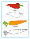 Creative Colouring Book - Vegetables