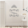 Crown | Wall Name Sticker