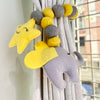 Curtain Tie | Baby Ellie (Grey)