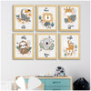 Cute Animals | Framed Wall Art (Set of 6)