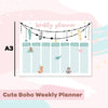 Cute Boho | Weekly Planner Wall Sticker