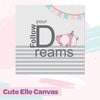 Cute Elle | Canvas For Wall