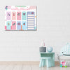 Cute Icons | Weekly Planner Wall Sticker