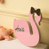 Personalised Lamp | Pink Swan