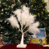 Decorative Feather LED Light Table Top Christmas Tree