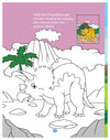 Dinosaur Activity and Colouring Book - Die Cut Animal Shaped Book