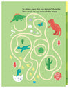 Dinosaur Activity and Colouring Book - Die Cut Animal Shaped Book