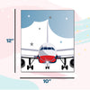 Dream Big Aeroplane | Canvas For Wall (Set of 3)