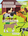 Explore the Farm Activity Book with Stickers and 3D Models