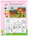 Farm Activity and Colouring Book- Die Cut Animal Shaped Book