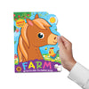 Farm Activity and Colouring Book- Die Cut Animal Shaped Book