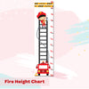 Fire Brigade | Height Chart Wall Sticker