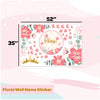 Floral | Wall Name Sticker