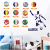 Football | Wall Name Sticker Set