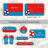 Football | Assorted Label Pack