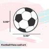 Football Fans | Mini Wall Art Sticker