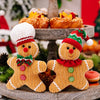 Handmade Knitted GingerBread Ornaments | Set of 2