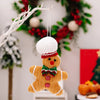 Handmade Knitted GingerBread Ornaments | Set of 2