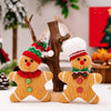 Handmade Knitted GingerBread Ornaments | Set of 2