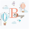 Hot Air Balloon | Wall Name Sticker