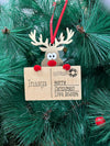 Post Card Ornament  | Rudolf