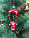 Santa on a Hot Air Balloon Ornament