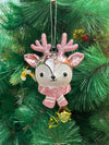 Glitter Reindeer Ornament