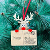 Post Card Ornament  | Rudolf