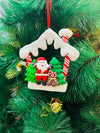 Santa in a hut Ornament