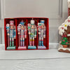 Blushy Nutcracker Ornaments | Set of 4