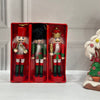 Glitter Nutcracker Ornaments | Set of 3