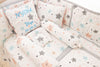 Twinkly Stars Personalised Throw Cushion (Peach)