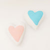 Blue Heart Shape Personalised Cushion