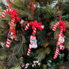 Candy Cane Ornaments | Set of 3