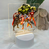 Acrylic LED Night Lamp | Superhero Dynasty