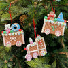 Gingerbread Train Adventure Ornaments | Set of 3