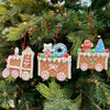 Gingerbread Train Adventure Ornaments | Set of 3