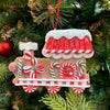 Gingerbread Engine CandyLand Ornaments | Set of 2