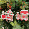 Gingerbread Engine CandyLand Ornaments | Set of 2