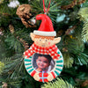 Jolly Elf Photoframe Ornaments | Set of 2