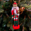 Glitter Nutcracker Ornaments | Set of 3