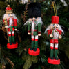 Glitter Nutcracker Ornaments | Set of 3