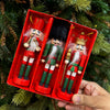 Glitter Nutcracker Ornaments | Set of 3