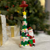 Festive Christmas Tree Candle Stand | Santa