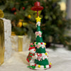 Festive Christmas Tree Candle Stand | Snowman