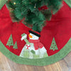 42" Tree Skirt  | Snowman's Winter Wrap