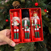 Glitter Nutcracker Ornaments | Set of 3